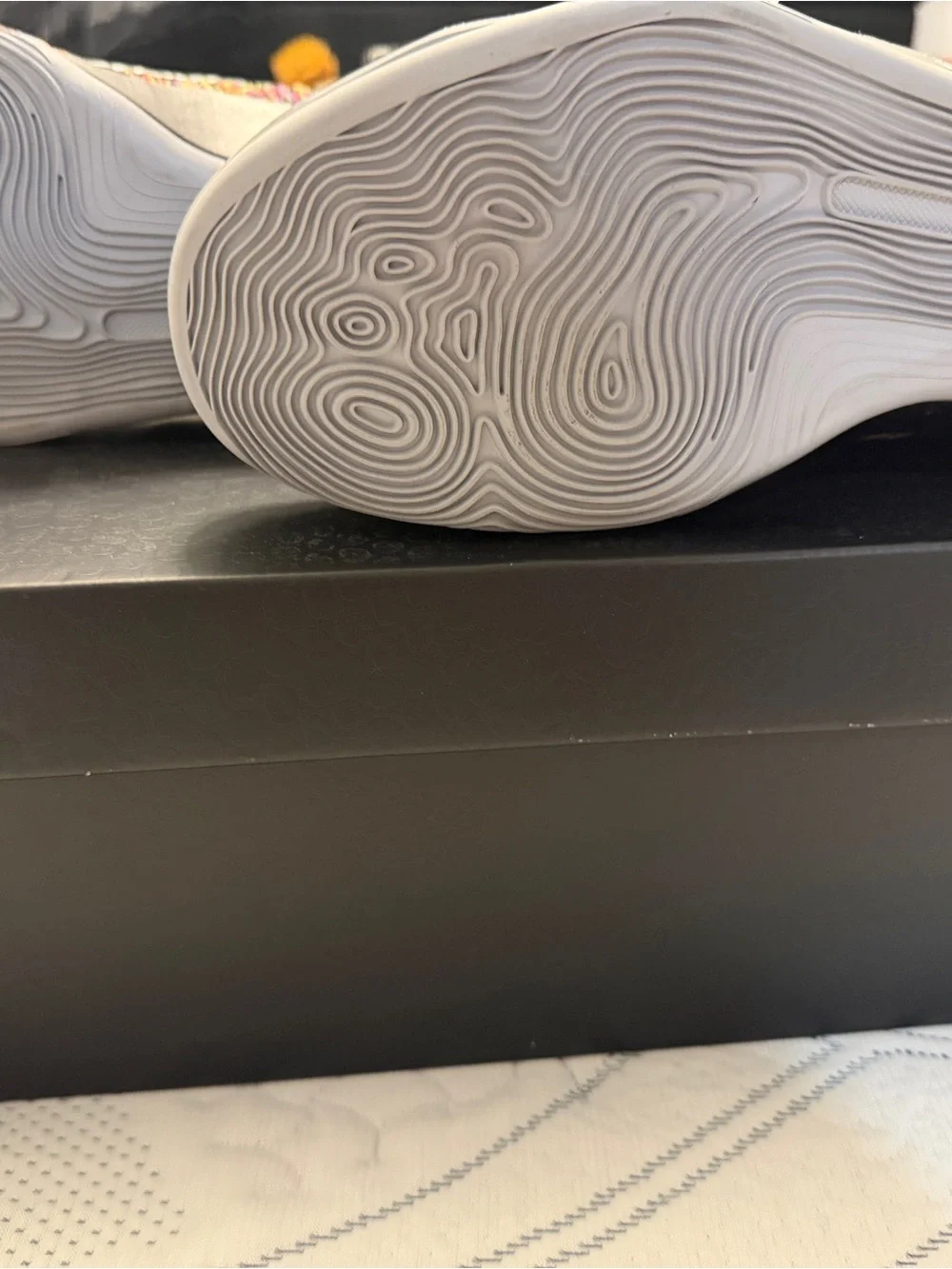Nike Black and Silver Kobe Basketball Shoe Box